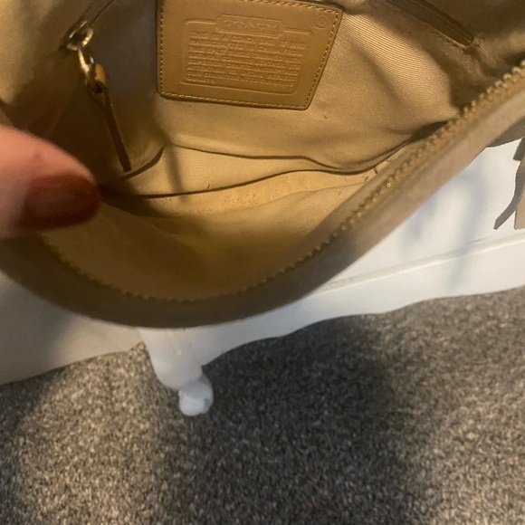 Vintage suede coach purse - Picture 3 of 4